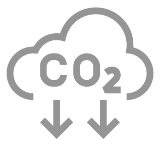 ícone CO2